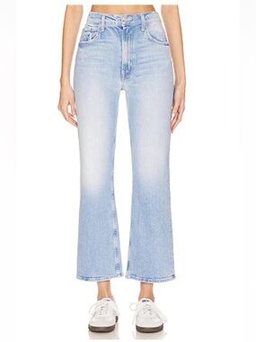 MOTHER SUPERIOR The Scooter Ankle Don’t Be A Square Denim Cropped Jeans